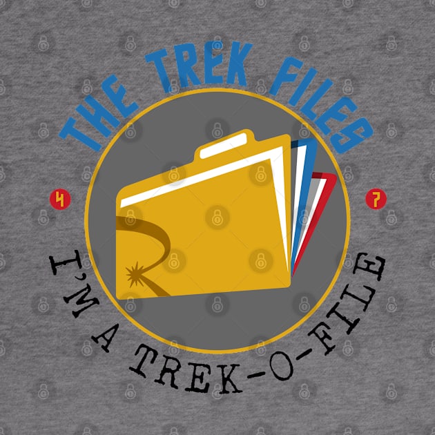 The Trek Files Round Logo by Trekland Shop